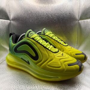 Size‎ 10 Nike Air Max 720 Volt Black Mens Lace Up Low Top Sneakers AO2924-701